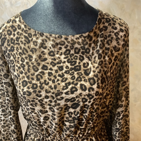 MIA AND TESS Leopard spot dress size large - Picture 2 of 10